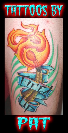 Tattoos - Pat Patterson - fired up