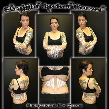 corset body piercing. Surface Body Piercing,