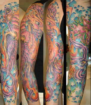 Tattoos - Nature Fire tattoos - phoenix