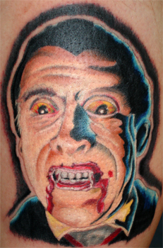 Tattoos - Movie Horror tattoos - chris lee dracula