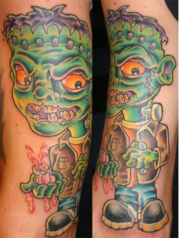 Tattoos - Movie Sci Fi tattoos - frankin boy