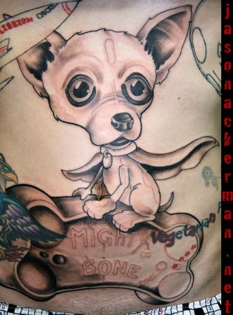Jason Ackerman - chihuahuas on a mighty bone.. work in progress