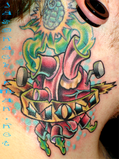 Tattoos - Oddities tattoos - mom heart