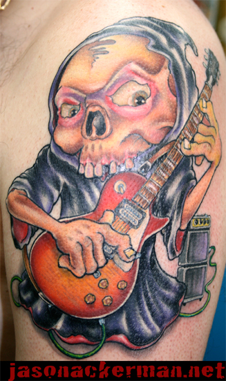 grim reaper tattoos. Evil Grim Reaper tattoos,