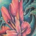 Tattoos - water lilly rib piece - 36929