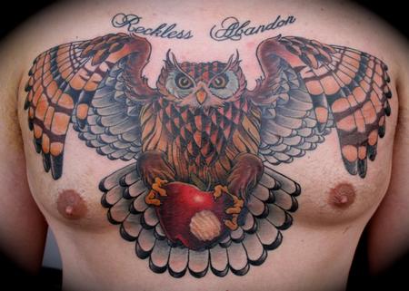 Tattoos - owl - 56182