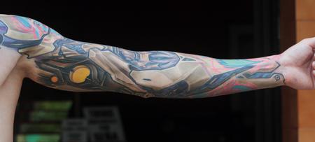 Tattoos - Bio Mech Sleeve - 79018