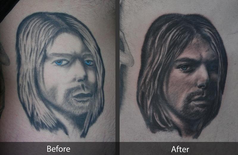 Jamie Parker - Kurt Cobain Tattoo