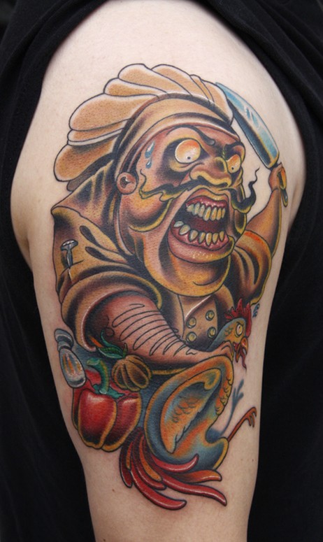 Brittan London Reese - Chef Tattoo