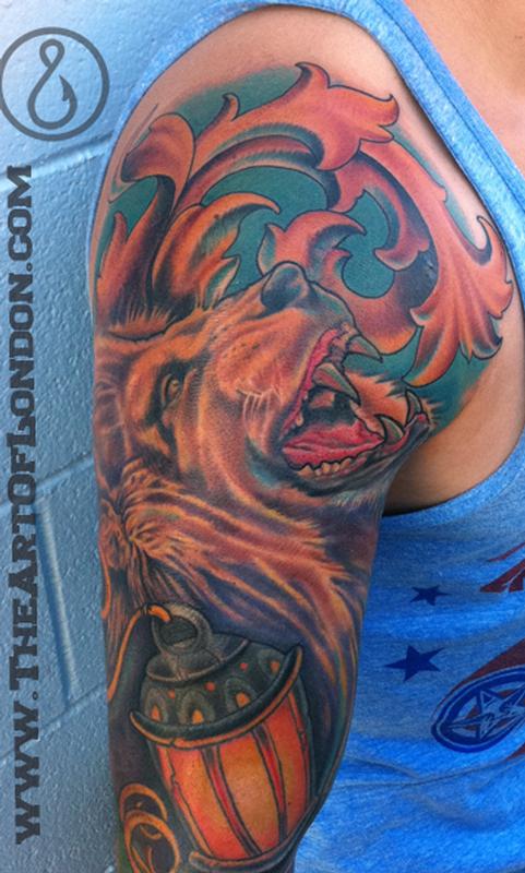 Brittan London Reese - Close Up of Religious Sleeve