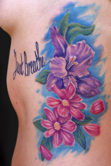 Katelyn Crane - Gladiola and Aster flowers