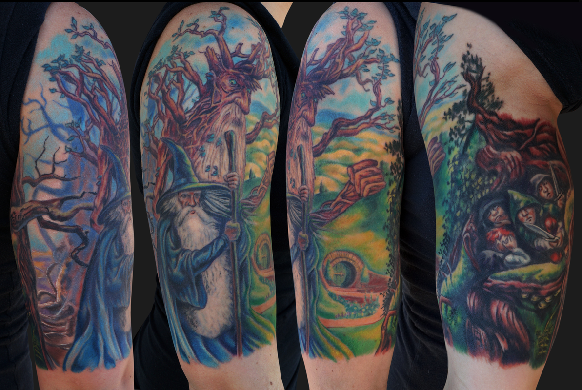lord of the rings tattoo by jamie lee parker tattoonow lord of the rings tattoo by jamie lee parker tattoonow