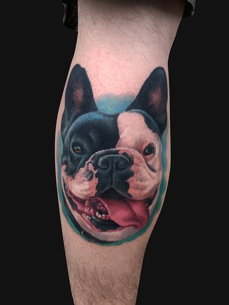 Tattoos - French Bulldog Tattoo - 102125