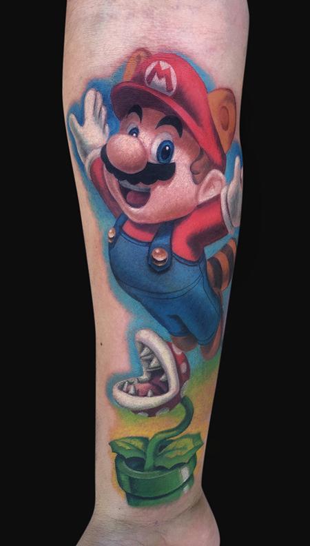 Super Mario Tattoo Design Thumbnail