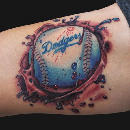 Baseball Sleeve Tattoo