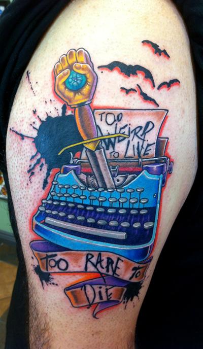 Tattoos - Gonzo typewriter - 64689