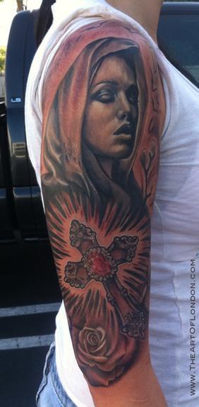 john mayer sleeve tattoo. unique Half-Sleeve tattoos