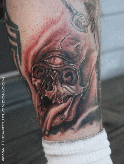 This black and grey tattoo belongs to one of Cory's awesome clients who