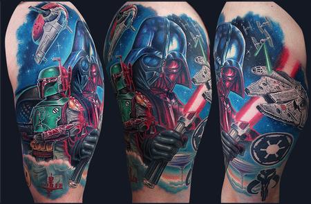 Tattoos - Star Wars half sleeve - 109258