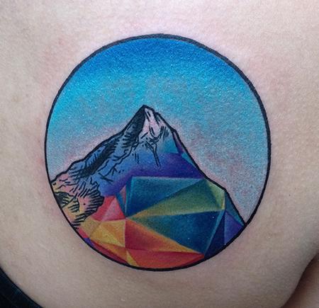 Tattoos - Geo Mountain - 109261