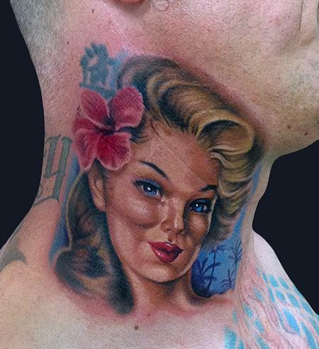 Tattoos - Pin Up Girl - 109264