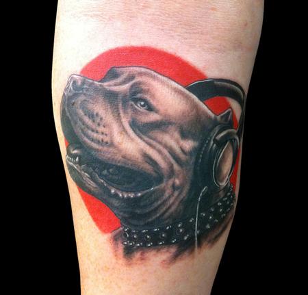 Tattoos - Champ the pit bull - 63159