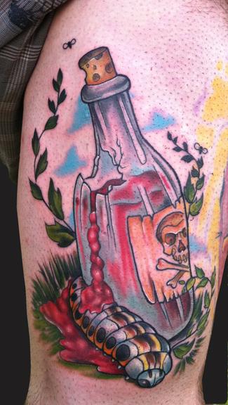 Katelyn Crane - Poison bottle Tattoo