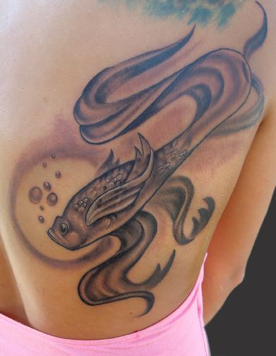 Katelyn Crane - Beta Fish Tattoo