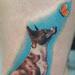 Tattoos - Dog and Butterfly  - 60346
