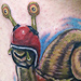 Tattoos - Snail in helmet - 47079