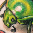 Tattoos - Green Scarab Beetle Tattoo - 58803