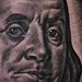 Tattoos - Benjamin Franklin Portrait Tattoo - 75822