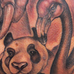 Tattoos - The Elephant, Panda and Flamingo Tattoo - 58805