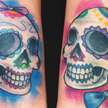 Tattoos - Sugar Love Skulls tattoo - 56313