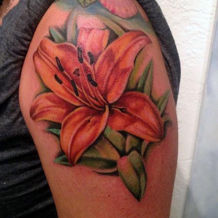 Tattoos - Orange Lily - 94479