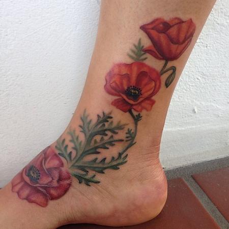 Tattoos - Poppies - 84034