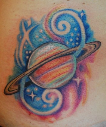 Tattoos New School Return of Saturn Tattoo