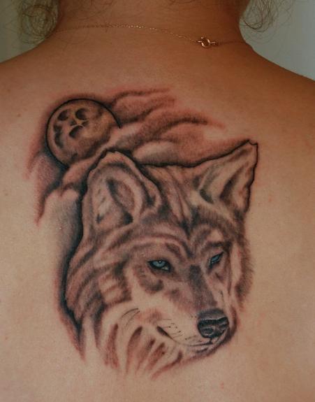 Wolf Tattoo Placement Back Comments Wolf Moon