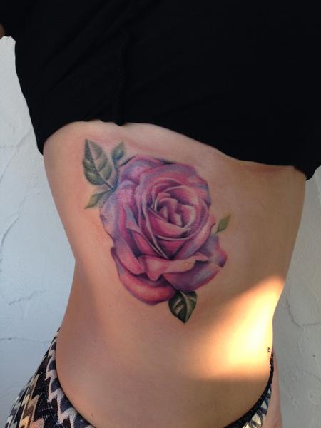 Tattoos - Pink Rose - 84224