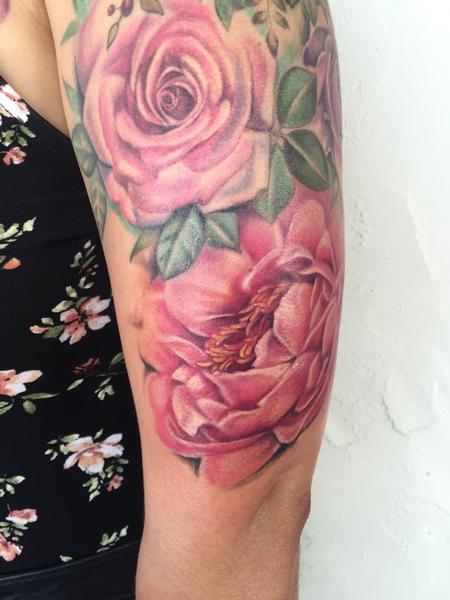 Peony Tattoo Design Thumbnail