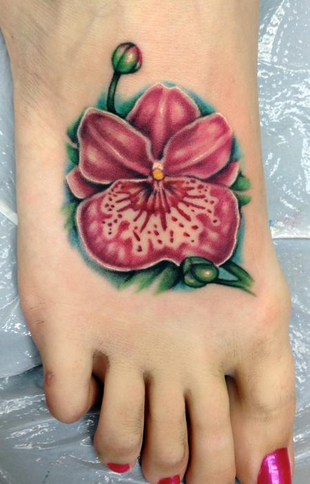 Tattoos - orchid tattoo - 76546