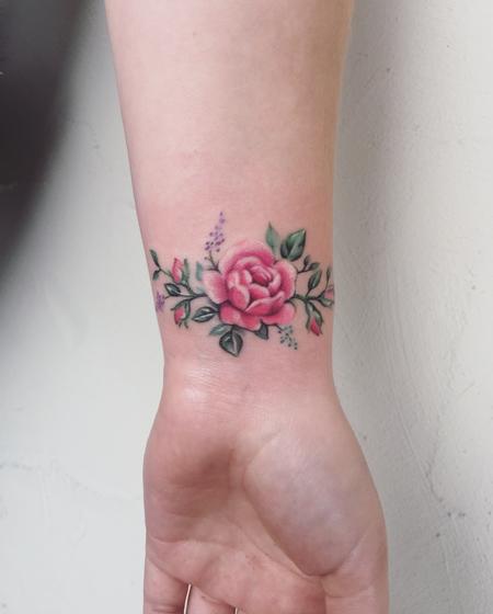 Tiny rose tattoo Tattoo Design Thumbnail