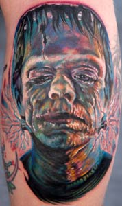 Mario Rosenau - Frankenstien Tattoo