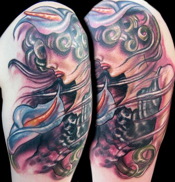 Looking for unique Mark Blanchard Tattoos?  CALLALILY WOMAN