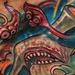 tattoo galleries/ - shark VS squid - 61366