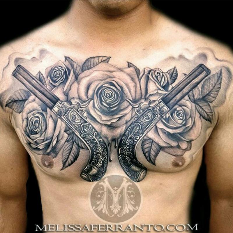 guns and roses tattoo by melissa ferranto tattoos guns and roses tattoo by melissa ferranto tattoos