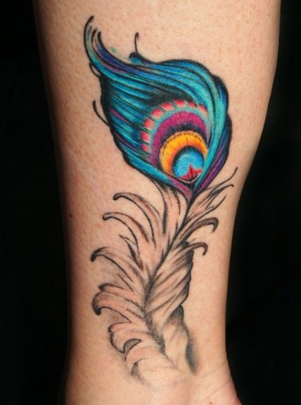 Looking for unique Tattoos Cutom color feather tattoo unique tattoos