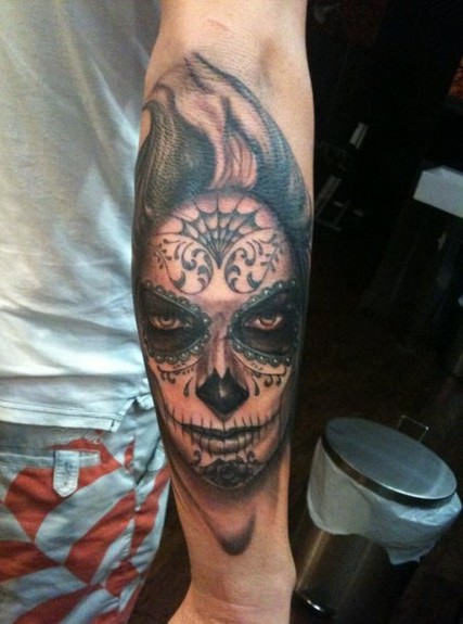 day of dead girl tattoo. day of the dead girl