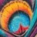 tattoo galleries/ - Cutom color feather tattoo