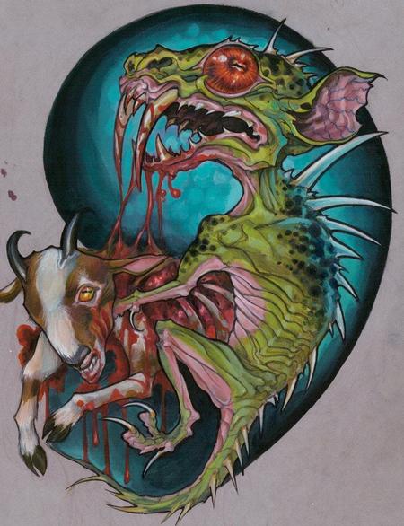 Tattoos - chupacabra - 71696